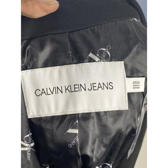 Calvin Klein Womens One-Button Front Blazer Jacket Career Office Size Small - Picture 7 of 10